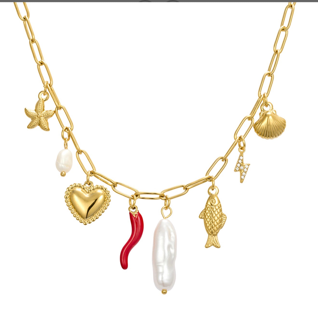 SUMMER VIBE charm necklace
