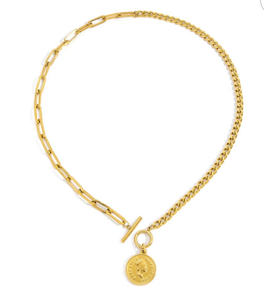FLORENCE - gold plated necklace